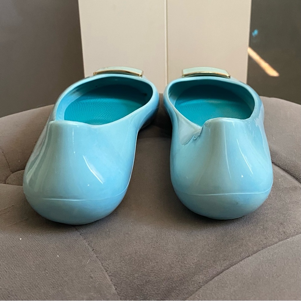 OKA b  Ballet Flat - aqua blue - size 6 - bio-based plastic - Picture 3 of 9
